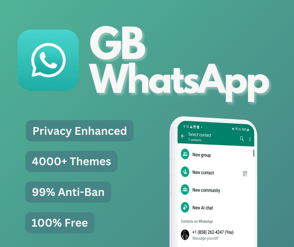 GB WhatsApp: privacy enhanced, 4000+ themes, 99% anti-ban, 100% free